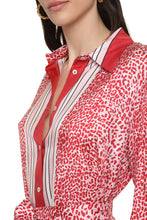 Carica l&#39;immagine nel visualizzatore di Gallery, Abito chemisier stampato
