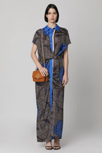 Carica l&#39;immagine nel visualizzatore di Gallery, Abito chemisier in seta stampata
