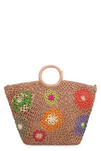 Carica l'immagine nel visualizzatore di Gallery, Borsa a mano Daddy Fleur M in rafia
