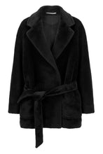 Carica l'immagine nel visualizzatore di Gallery, Cappotto con cintura in lana e alpaca
