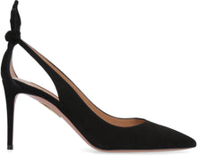 Load image into Gallery viewer, Deneuve suede ponty-toe pumps
