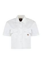 Carica l'immagine nel visualizzatore di Gallery, Camicia a maniche corte in misto cotone
