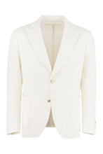 Load image into Gallery viewer, Single-breasted cotton blazer
