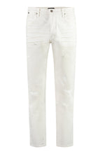 Load image into Gallery viewer, 5-pocket straight-leg jeans

