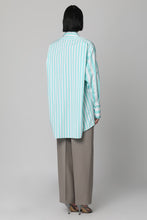 Carica l&#39;immagine nel visualizzatore di Gallery, Abito chemisier in cotone a righe
