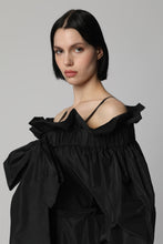 Carica l'immagine nel visualizzatore di Gallery, Blusa in cotone con ruches
