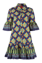 Carica l&#39;immagine nel visualizzatore di Gallery, Abito chemisier stampato
