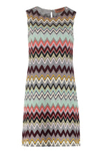 Load image into Gallery viewer, Chevron-motif knitted dress
