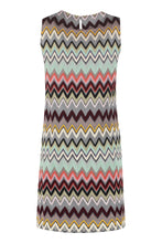 Load image into Gallery viewer, Chevron-motif knitted dress

