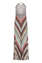 Load image into Gallery viewer, Chevron-motif knitted dress
