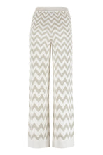 Carica l'immagine nel visualizzatore di Gallery, Pantaloni in maglia con motivo chevron

