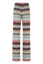 Carica l'immagine nel visualizzatore di Gallery, Pantaloni in maglia con motivo chevron
