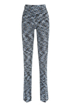 Carica l'immagine nel visualizzatore di Gallery, Pantaloni in maglia con motivo chevron
