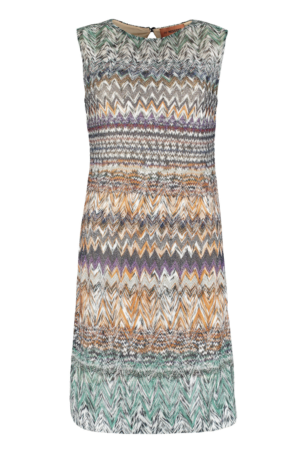 Chevron knit dress