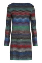 Load image into Gallery viewer, Chevron lurex knit dress

