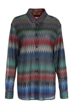 Carica l'immagine nel visualizzatore di Gallery, Camicia in maglia chevron
