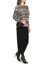 Carica l'immagine nel visualizzatore di Gallery, Pullover in motivo chevron
