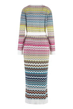 Carica l'immagine nel visualizzatore di Gallery, Cardigan in maglia jacquard
