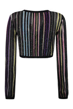 Carica l'immagine nel visualizzatore di Gallery, Cardigan in maglia jacquard
