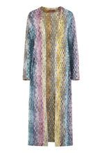 Carica l'immagine nel visualizzatore di Gallery, Cardigan in maglia jacquard
