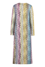 Carica l'immagine nel visualizzatore di Gallery, Cardigan in maglia jacquard
