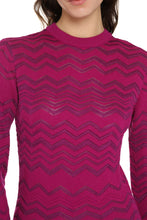 Carica l&#39;immagine nel visualizzatore di Gallery, Abito in maglia motivo chevron
