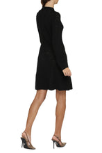 Load image into Gallery viewer, Geometric jacquard wool dress
