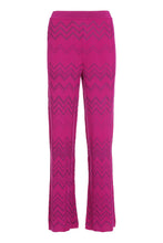 Carica l'immagine nel visualizzatore di Gallery, Pantaloni in maglia con motivo chevron

