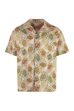 Carica l'immagine nel visualizzatore di Gallery, Camicia a maniche corte Jeu de Cartes in misto cotone
