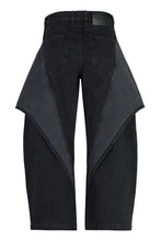 Carica l'immagine nel visualizzatore di Gallery, Cropped jeans in cotone
