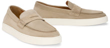 Load image into Gallery viewer, Suede slip-on moccasins
