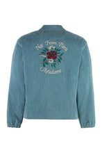 Carica l'immagine nel visualizzatore di Gallery, Giacca Slogan Fleurs Corduroy in velluto
