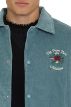Carica l'immagine nel visualizzatore di Gallery, Giacca Slogan Fleurs Corduroy in velluto
