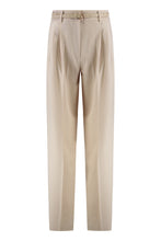 Carica l'immagine nel visualizzatore di Gallery, Pantaloni Entrata in lana stretch
