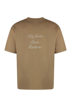 Carica l'immagine nel visualizzatore di Gallery, T-shirt girocollo Slogan Calligraphie in cotone
