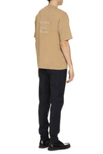 Carica l'immagine nel visualizzatore di Gallery, T-shirt girocollo Slogan Calligraphie in cotone
