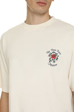 Load image into Gallery viewer, Slogan Fleurs cotton crew-neck T-shirt
