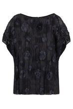 Carica l'immagine nel visualizzatore di Gallery, Blusa jacquard con arricciature
