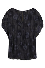 Carica l'immagine nel visualizzatore di Gallery, Blusa jacquard con arricciature

