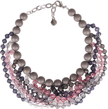 Carica l'immagine nel visualizzatore di Gallery, Collana con perle e pietre decorative
