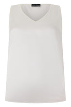 Load image into Gallery viewer, Top with V-neck in satin
