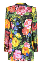 Carica l'immagine nel visualizzatore di Gallery, Blazer in seta con fantasia floreale
