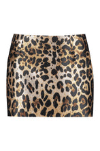 Load image into Gallery viewer, Leopard print mini skirt
