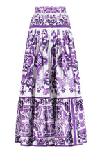 Load image into Gallery viewer, Printed cotton skirt
