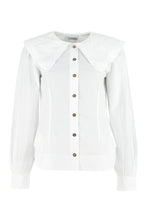 Carica l'immagine nel visualizzatore di Gallery, Camicia in cotone con maxi collo
