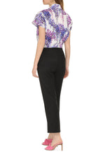 Carica l'immagine nel visualizzatore di Gallery, Camicia crop in cotone stampato
