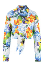 Carica l'immagine nel visualizzatore di Gallery, Camicia in popeline stampa floreale
