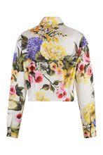Carica l'immagine nel visualizzatore di Gallery, Blusa in cotone con stampa floreale
