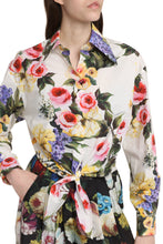 Carica l'immagine nel visualizzatore di Gallery, Blusa in cotone con stampa floreale
