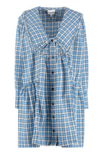 Load image into Gallery viewer, Checked cotton shirtdress
